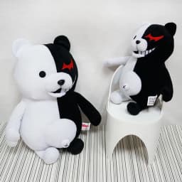 Dangan Ronpa Super Danganronpa 2 Monokuma Black & White Bear Plush Doll Toy Soft Stuffed Animal Dolls Children Christmas Gift