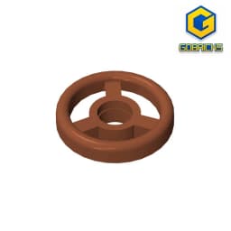 Gobricks GDS-1315 Vehicle, Steering Wheel Small, 2 Studs Diameter compatible with lego 30663 pieces of children's DIY gifts