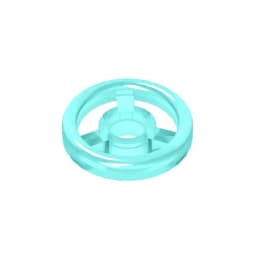 Gobricks GDS-1315 Vehicle, Steering Wheel Small, 2 Studs Diameter compatible with lego 30663 pieces of children's DIY gifts