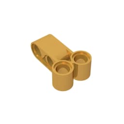 Gobricks GDS-996 Technical, Pin Connector Perpendicular Double 3L compatible with lego 32557 children's DIY blocks