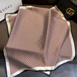100% Silk 2024 Autumn Female Fashion Scarves New Dustproof Kerchief Popular Sunscreen Square Towel Luxury Leopard Print Shawl