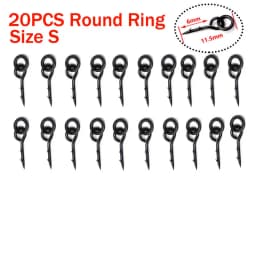 20PCS Metal Bait Spike Carp Fishing Accessories Bait Sting Boilies Pin with Ring Corn Ronnie Hair Rig Carp Feeder Tackle