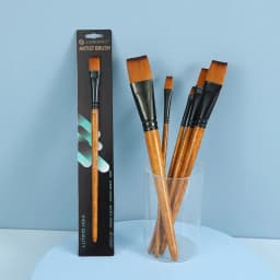 Wood Grain Professional Nylon Paint Brush Oil Watercolor Paint Brushes For Gouache Acrylic Oil Paintbrush Art Painting Supplies