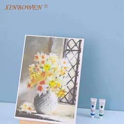 Wood Grain Professional Nylon Paint Brush Oil Watercolor Paint Brushes For Gouache Acrylic Oil Paintbrush Art Painting Supplies