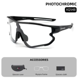 ThinkRider Bike Photochromic Cycling Glasses Bicycle Glasses Sports Men's Sunglasses MTB Road Cycling Eyewear Protection Goggles