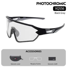 ThinkRider Bike Photochromic Cycling Glasses Bicycle Glasses Sports Men's Sunglasses MTB Road Cycling Eyewear Protection Goggles