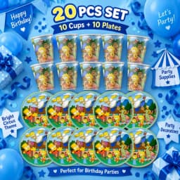 The Simpsons Happy Birthday Party Decoration Tableware Set Cartoon Plates Cups Napkins Practical Durable Bestselling Supplies