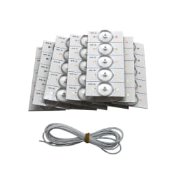 10-100PCS 100% NEW high quality 6V 3V SMD LB 6V Lamp Beads with Optical Lens Fliter for 32-65 inch LED TV Repair CL-40-D307-V3