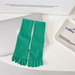 Color five-finger cotton sweat-absorbing breathable sports socks Japanese candy color split-toe women's socks