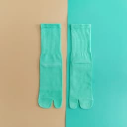 Color five-finger cotton sweat-absorbing breathable sports socks Japanese candy color split-toe women's socks