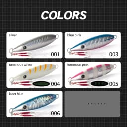 Hunthouse Trolling Jigging Fishing Lure Hard Bait 90mm/60g 105mm/100g Sinking Zinc Alloy Slow Jig Saltwater For Tuna Bass Tackle