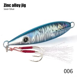 Hunthouse Trolling Jigging Fishing Lure Hard Bait 90mm/60g 105mm/100g Sinking Zinc Alloy Slow Jig Saltwater For Tuna Bass Tackle