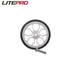 Litepro 3D Hollow 80mm Easy Pushing Wheels Spider Large Easy Wheel Modified Sealed Bearing Wheel For Brompton Folding Bike