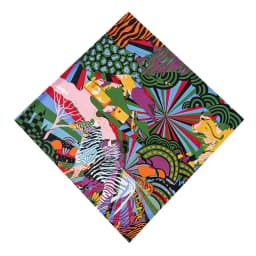 130cm Brand Square Scarf Women 100% Silk Scarf 2023 New Pashmina Design Animal Leopard Zebra Women Shawl Bandana Kerchief Scarf