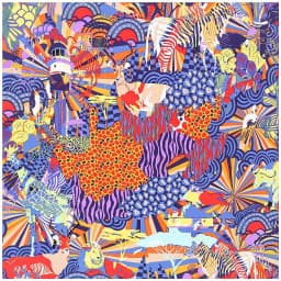 130cm Brand Square Scarf Women 100% Silk Scarf 2023 New Pashmina Design Animal Leopard Zebra Women Shawl Bandana Kerchief Scarf