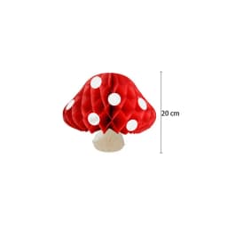 Mushroom Honeycomb Ball Woodland Animal Party Decoration Paper Flower Ball Kids Adults Happy Jungle Safari Birthday Party Decor