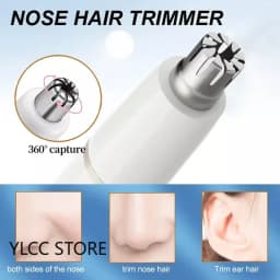 5 In 1 Electric Shaver for Women Painless Eyebrow Razor Bikini Trimmer Cordless Womens Body Shaver Facial Hair Remover Depilador