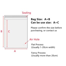 200pcs Transparent Plastic Bags Snack Packaging Cellophane Storage Bag Accessories Self-adhesive Bags Birthday Candy Opp Pouch