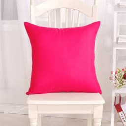 Candy Color Pillowcase Solid Decorative Home Decoration Sofa Car Cushion Cover 40x40