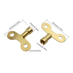 5pcs Plumbing Hole Faucet Key Radiator Water Valve Tap Square Socket Special Lock Wrench