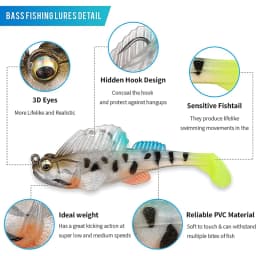 OUZEY Fishing Lure Soft Bait Jig Dark Sleeper Soft Lure 7g/10g/14g Swimbait Wobblers Pike Bass Shad For Fishing Perch