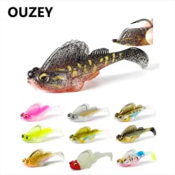 OUZEY Fishing Lure Soft Bait Jig Dark Sleeper Soft Lure 7g/10g/14g Swimbait Wobblers Pike Bass Shad For Fishing Perch
