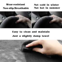 Custom Car Steering Wheel Braid Cover Soft Suede 100% Fit For Hyundai Tucson 3 2015 2016 2017 2018 2019 2020 Car Accessories