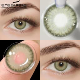 EYESHARE Color Contact Lenses for Eyes 2pcs PATTAYA Blue Green Colored Lenses Beautiful Pupil Yearly Makeup Cosmetic ContactLens