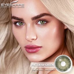 EYESHARE Color Contact Lenses for Eyes 2pcs PATTAYA Blue Green Colored Lenses Beautiful Pupil Yearly Makeup Cosmetic ContactLens