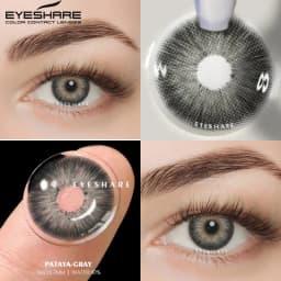 EYESHARE Color Contact Lenses for Eyes 2pcs PATTAYA Blue Green Colored Lenses Beautiful Pupil Yearly Makeup Cosmetic ContactLens