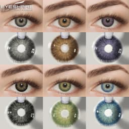 EYESHARE Color Contact Lenses for Eyes 2pcs PATTAYA Blue Green Colored Lenses Beautiful Pupil Yearly Makeup Cosmetic ContactLens