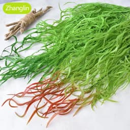 90cm Artificial Plant Green Wall Vine Seaweed Water Plant Bunch Home Bathroom Room Balcony Outdoor Decoration Fake Flower Ivy