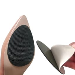 Insole Wear-resistant Tendon Rubber Sole Non-slip Stickers High Heels Forefoot Anti-skid Pad Sole Anti-slip Pad Unisex 10Pairs