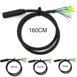 9 Pin Julet Wheel Hub Motor Cable E-bike Motor Extension Cable Ebike Motor Cable Electric Bike Accessories
