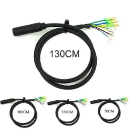 9 Pin Julet Wheel Hub Motor Cable E-bike Motor Extension Cable Ebike Motor Cable Electric Bike Accessories