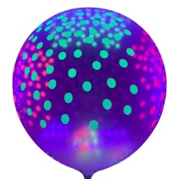 Neon Happy Birthday Banner Blacklight Party Supplies Glow in the Dark Birthday Banner Black Light Reactive UV Party Accessories