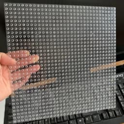 Aquaryta Transparent 32x32 Dots Classic Base Plates Blocks Small Size DIY Bricks Baseplates ABS Plastic Assembly Plate Child Toy
