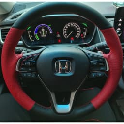 Car Steering Wheel Cover For Honda Accord 10 2018-19 Insight 2019 DIY Hand Stitch Microfiber Leather Braid Cover Car Accessories