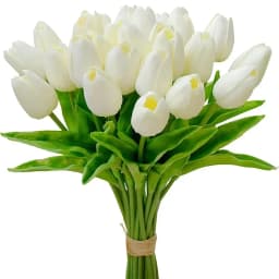 10PCS Artificial Tulip Flower Bouquet Real Touch PE Foam Fake Flower for Wedding Decoration Flowers for Home Garden Decoraive