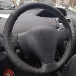 Car Steering Wheel Cover Anti-Slip Artificial Leather Steering Wheel Braid For Toyota RAV4 Vios Yaris 2006-2012 Car Accessories