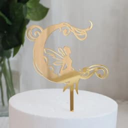 New Girl Acrylic Happy Birthday Cake Topper Rose Gold Cartoon Shape Kids Party Cake Toppers Dessert Decoration Baby Shower Gift