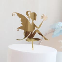 New Girl Acrylic Happy Birthday Cake Topper Rose Gold Cartoon Shape Kids Party Cake Toppers Dessert Decoration Baby Shower Gift