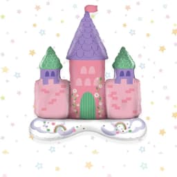 New Dream Castle Aluminum Film Balloon Children's Birthday Party Prince Princess Castle Decoration Decoration Photo Props