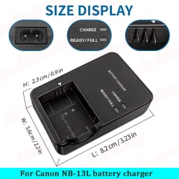 CB-2LH CB-2LHT CB-2LHE Battery Charger For Canon G5x G7x G9X Mark II Sx620 Sx720 Sx730 Sx740 HS Camera NB-13L Battery Charger