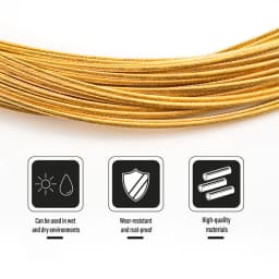 CNC Bicycle Shift Cable Prevent Oxidation Road Mountain Bike Shifter Inner Line Wire Gold Front Rear Derailleur Accessories