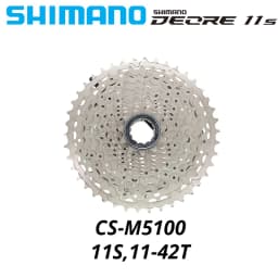 Shimano Deore CS M5100 11 Speed Cassette Sprocke Freewheel for Mountain Bike MTB CS-M5100 11-51T 11S 42T Bicycle 11V