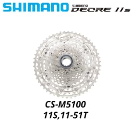 Shimano Deore CS M5100 11 Speed Cassette Sprocke Freewheel for Mountain Bike MTB CS-M5100 11-51T 11S 42T Bicycle 11V