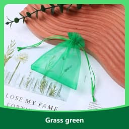 100Pcs/lot 7x9 9x12 10x15 13x18CM Organza Bags Jewelry Bag Wedding Party Decoration Drawable Bags Gift Pouches Jewelry Packaging