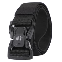 Men belt Classic Fashion Matching Essentials Tactical Quick Release Snap Snap Elastic Leisure Outdoor Metal buckle Tactical Belt