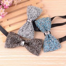 Diamond Luxury Men Bowtie Butterfly Banquet Wedding Shining Crystal Bow Tie Men Women Dress Business Party Bowknot Necktie